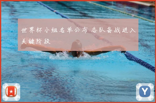 世界杯小组名单公布 各队备战进入关键阶段